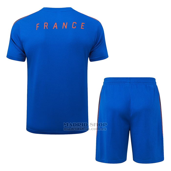 Chandal del Francia Manga Corta 2026-2027 Azul - Pantalon Corto